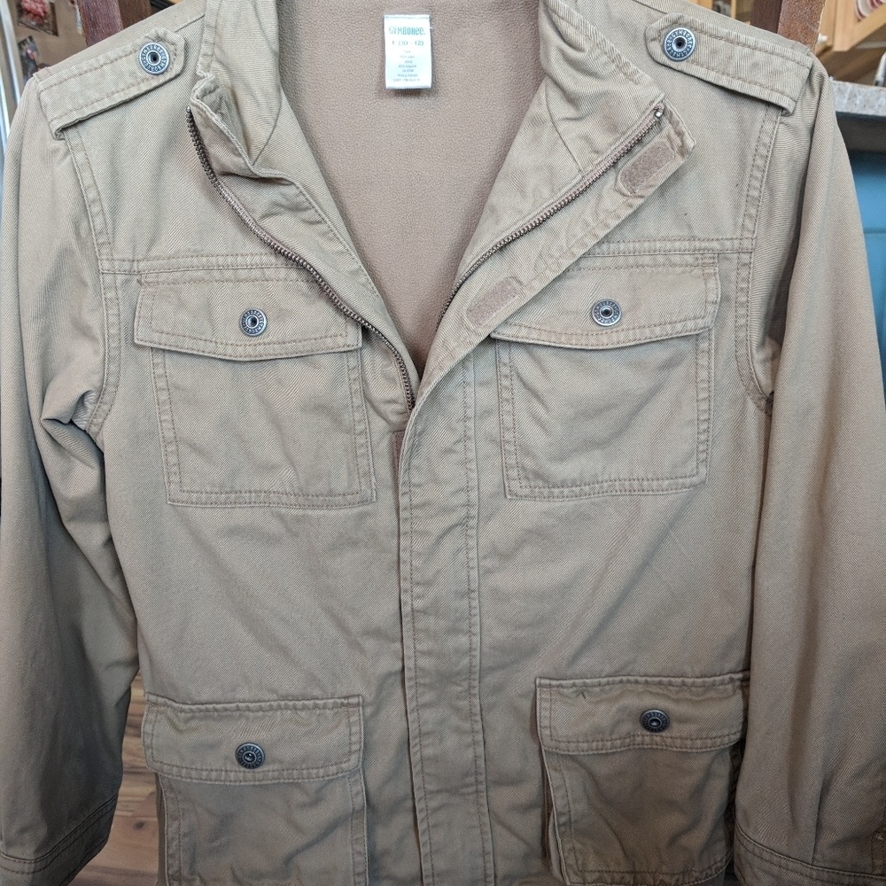 Boys khaki dress jacket.